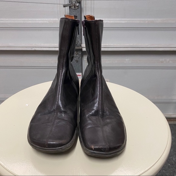J.D Mizrachi Brown Leather Boots - Picture 4 of 6